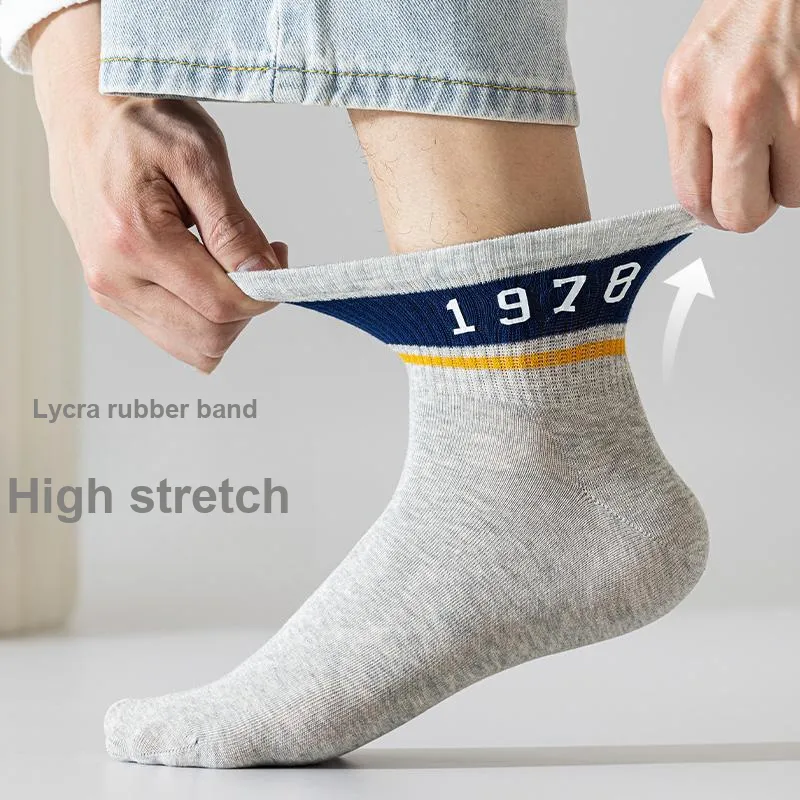 Urban Beauty Mid Calf Socks Men's Combo Set-18
