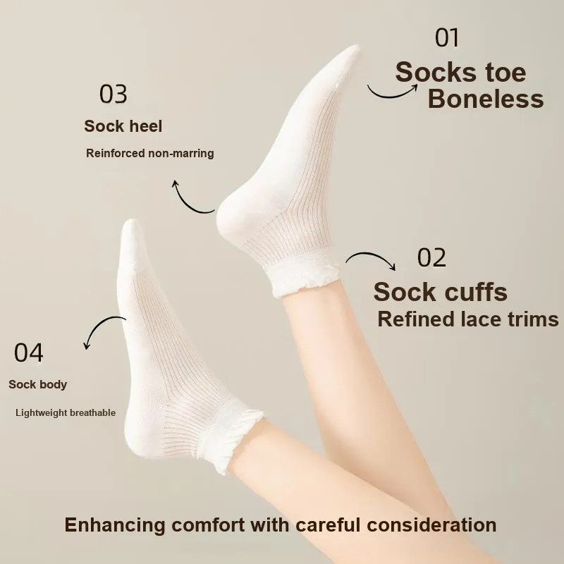 Gentle Welcome Ankle Socks Women's Combo Set-3