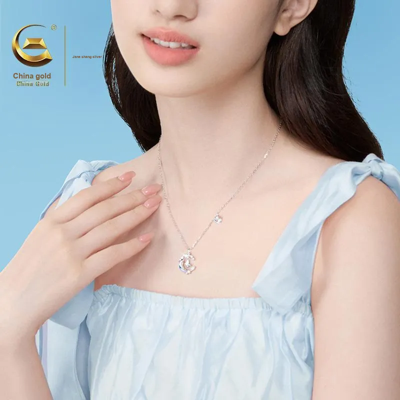 ZSY Silver 925 Necklaces Women's-4