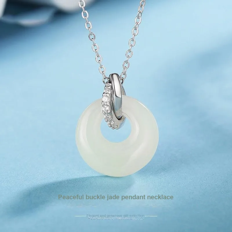 CLARKIA FLOWER Chalcedony Necklaces Women's-1