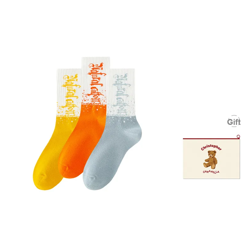 Caramella Mid-Calf Socks Men's Shopping Bag Combo Set-21