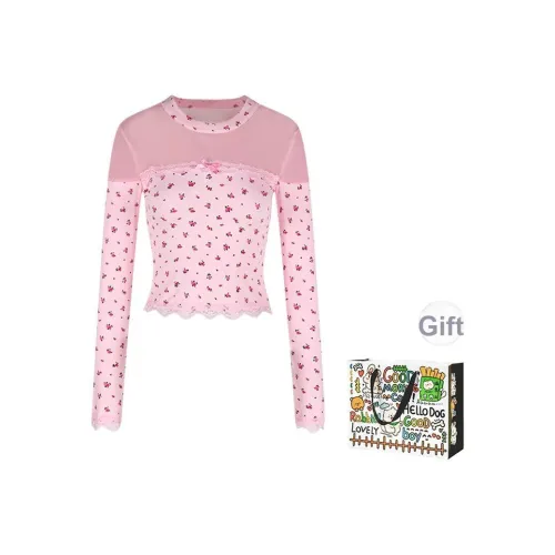 DEDY Розовые Женские Футболки