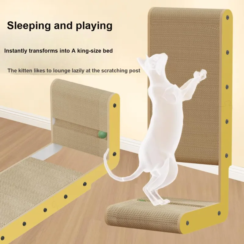Bebe Fun L Shaped Cat Scratching Board-4
