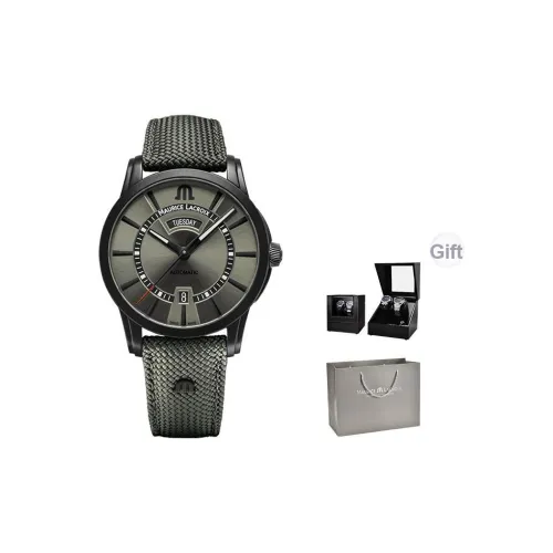 Maurice Lacroix Автоматический Механический Механизм Мужские Часы 41мм*41мм*11мм Зеленый