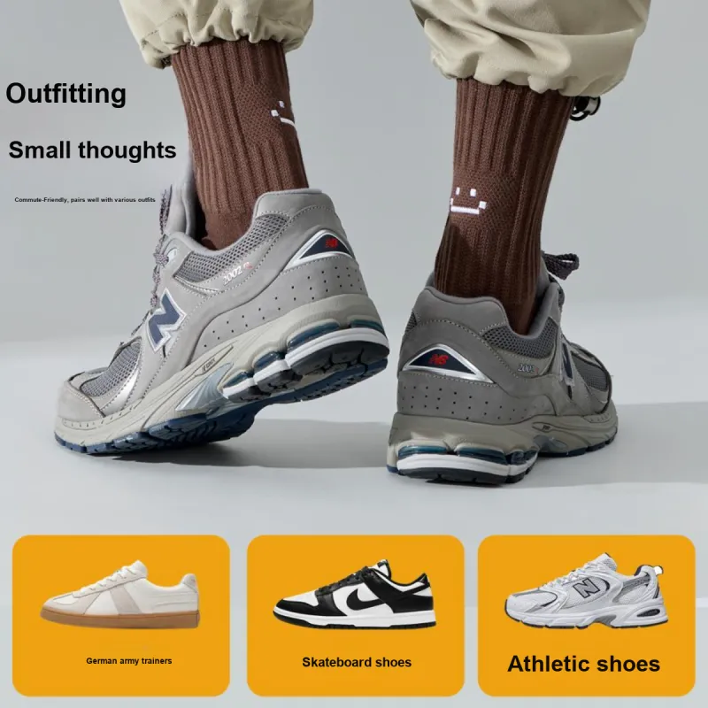 ZEROIN Mid Calf Socks Unisex 4 Pack-57