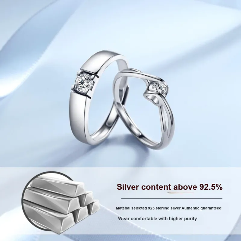 Otoshi S1925 Silver Rings Unisex-5