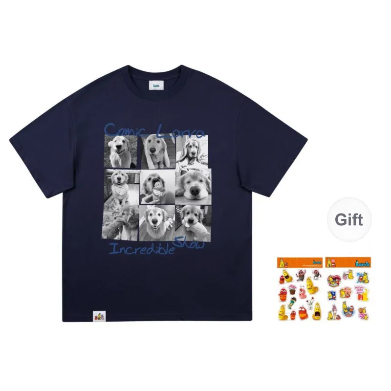 COMIC LARVA T Shirts Unisex-15