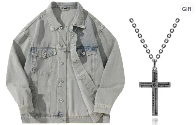 A.X.S.K x Lost N Forbidden Denim Jacket Unisex-8