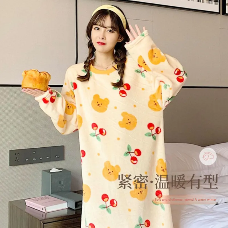 Yalu Women's Nightgowns-3