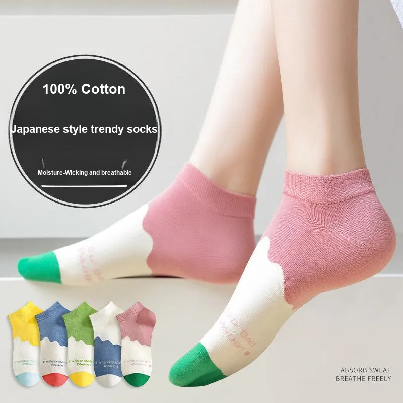 Gentle Welcome Ankle Socks Women's 5 Pack-1