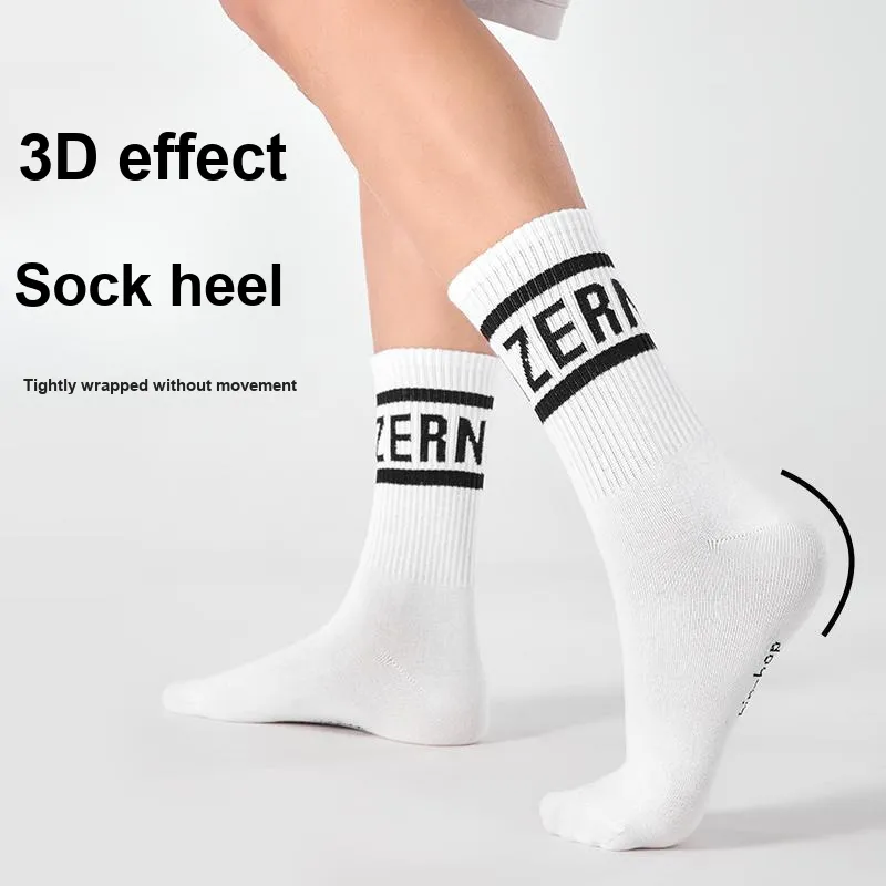 ZEROIN Mid Calf Socks Unisex 4 Pack-31