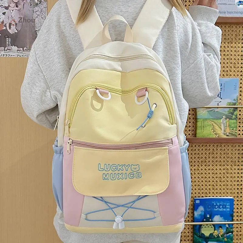 SURELAPTOP Polyester Backpack Women's Multicolor-1
