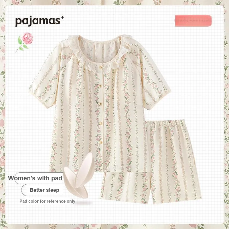 O'MESIK Pajama Set Women's Apricot-1