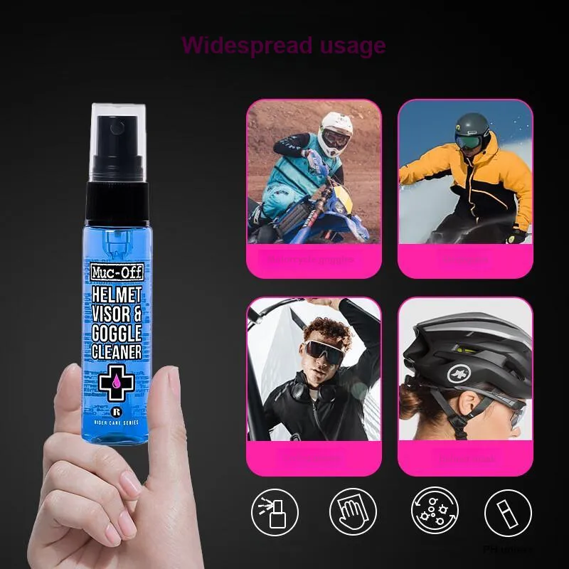 MUC-OFF Cycling Gear Glass Cleaning Kit Unisex 30ml-2