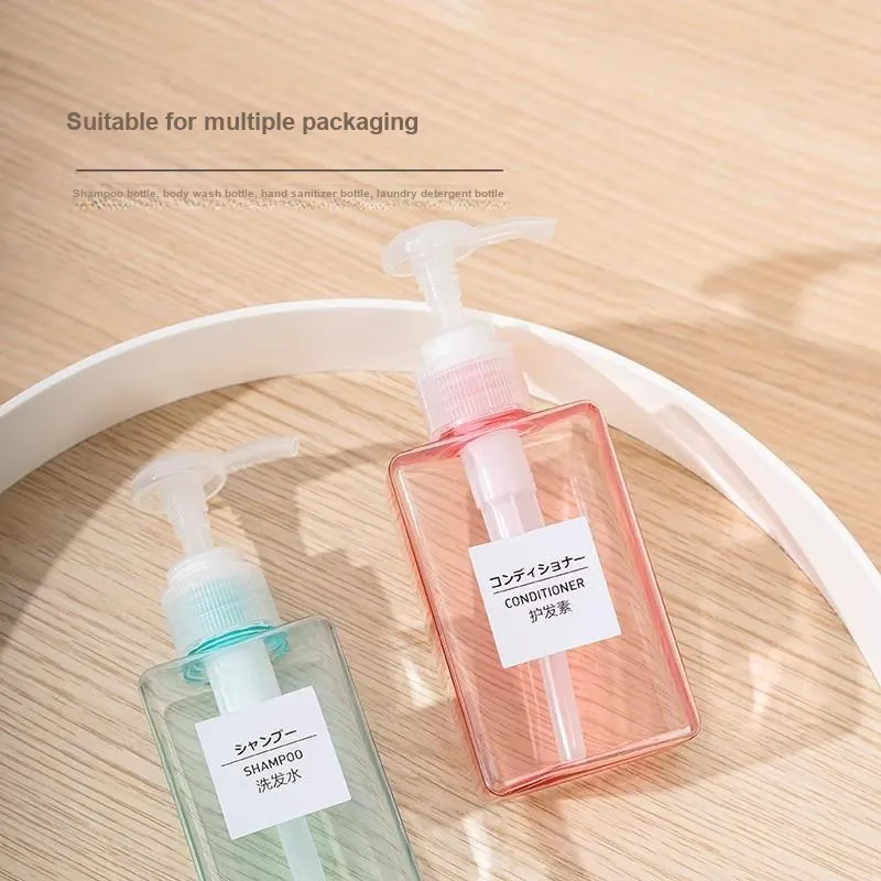 ZHENZI Travel Bottle Set Push Button Shower Gel Shampoo Hand Sanitizer Empty Bottle Portable Makeup Tool-5