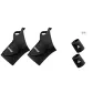 Black, 2 Pack (Includes 2 Pcs Wrist Brace)