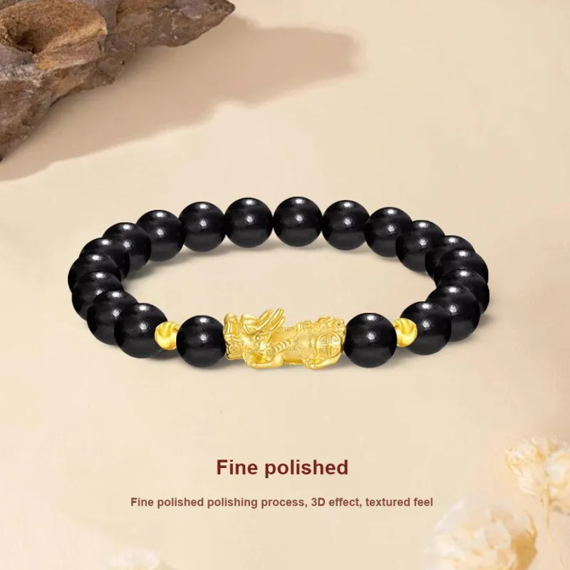 Master Kim Ebony Gold Bracelet Unisex-3