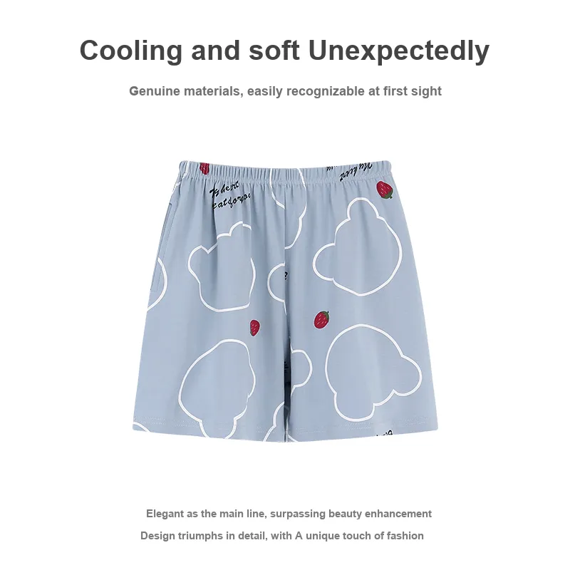 GOSO Pajama Pants Women's Pink Blue-1
