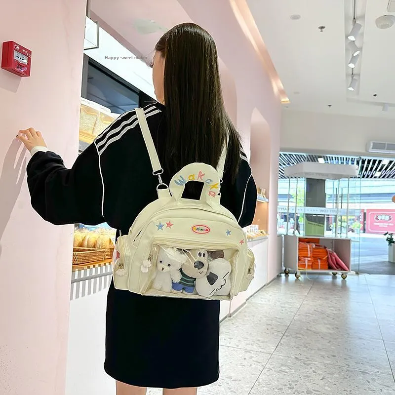 Gerlanx PU Backpack Unisex Multicolor-1