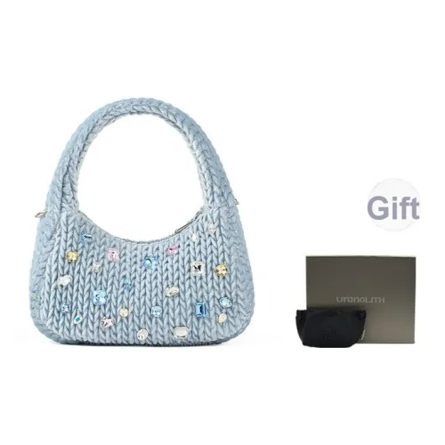 URANOLITH Велюр Облачная Сумка Сумка через плечо Маленькая Женская Туманно-Синий Вишневый Цветок Розовый Миндальный Желтый