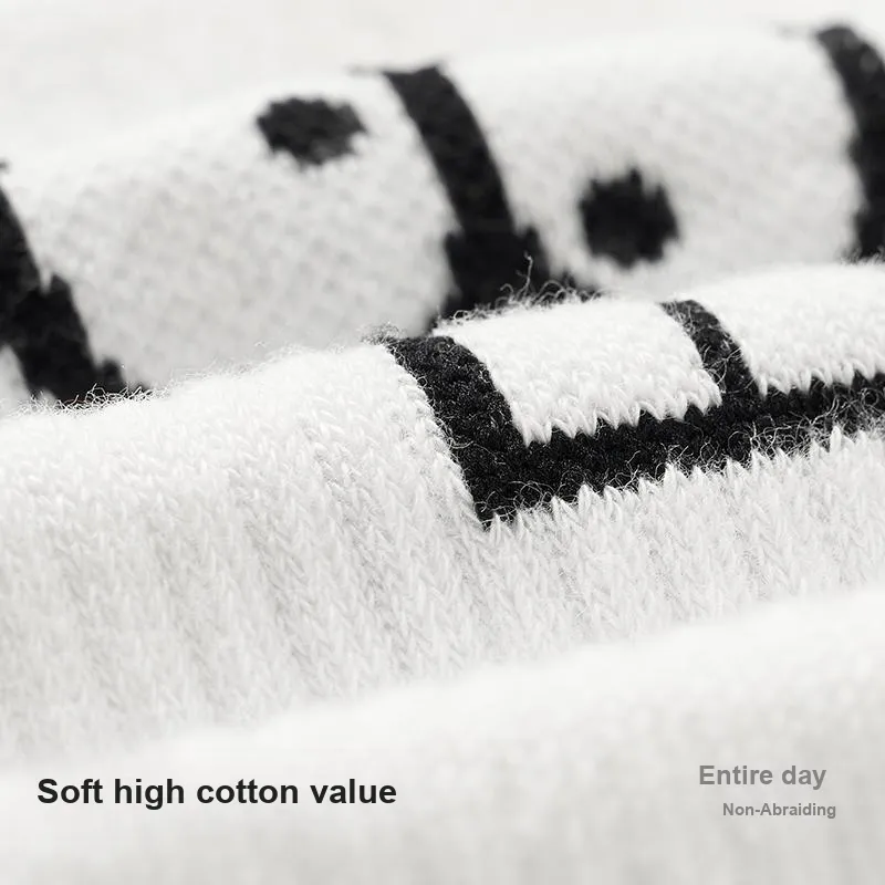 Primeet Mid Calf Socks Unisex 5 Pack-26