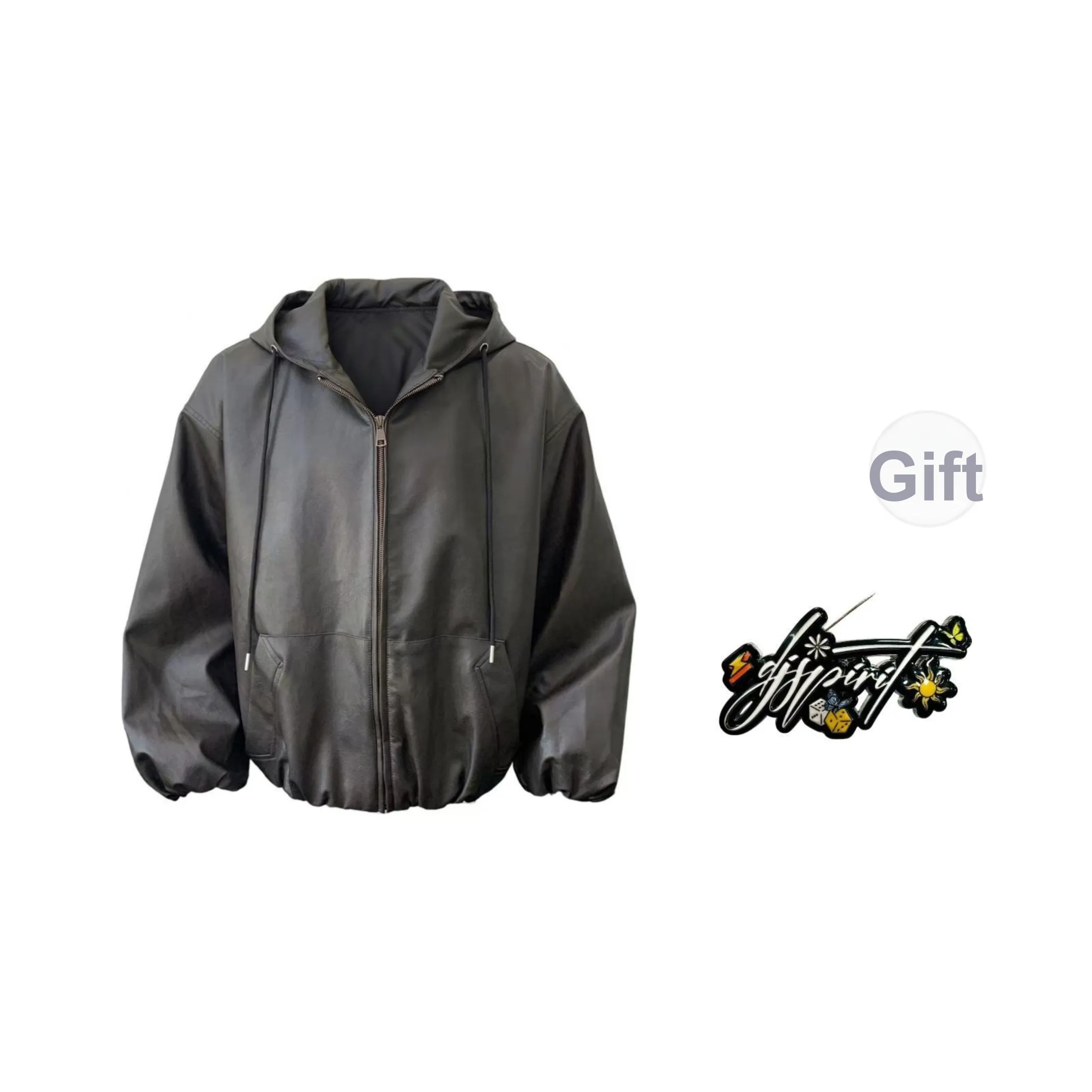 DJ.SPIRIT Кожа Куртка Унисекс