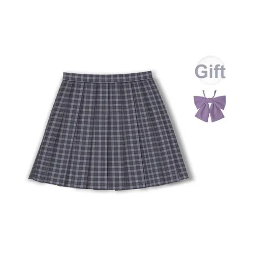 YuChaJia Повседневные короткие юбки женские фиолетовые