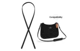 [Crossbody Version]Black with Red Trim Shoulder Strap