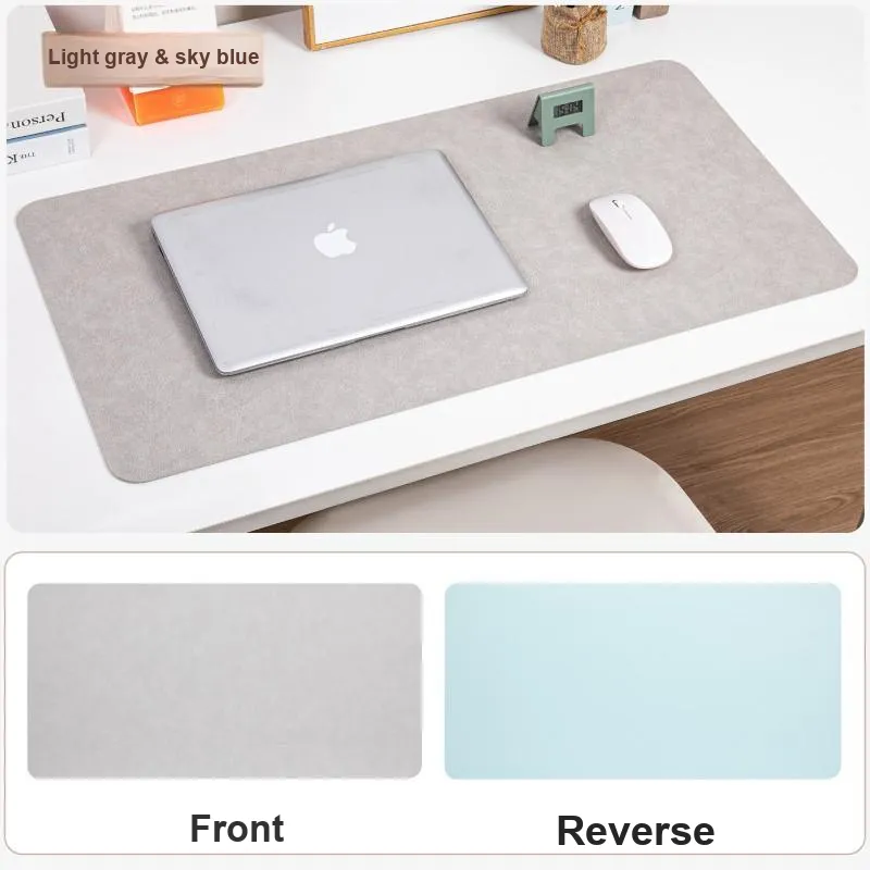 Mulinsen Vintage Leather Texture Double Sided Stain Resistant Extra Large Mouse Pad Office Computer Writing Leather Pad-9