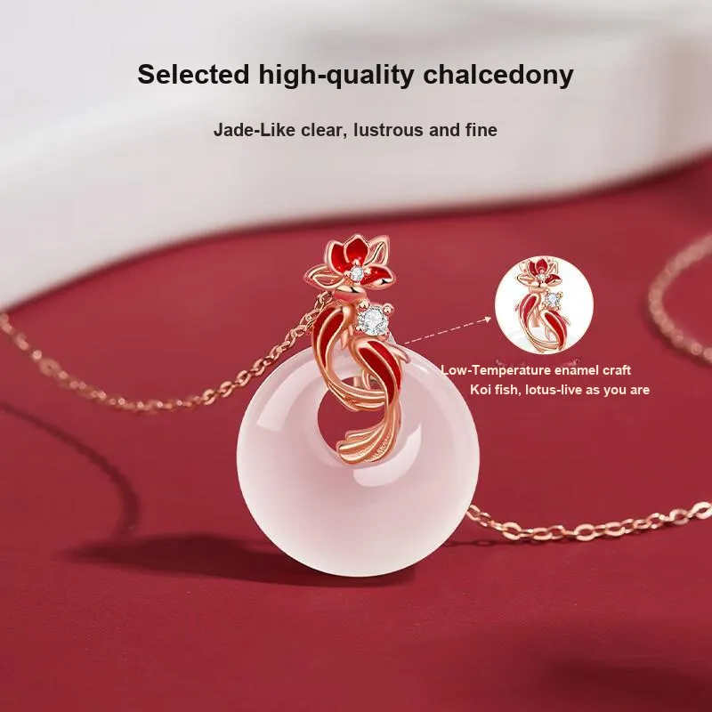 ZHOUDIWANG Colored Glaze Necklaces Unisex-2