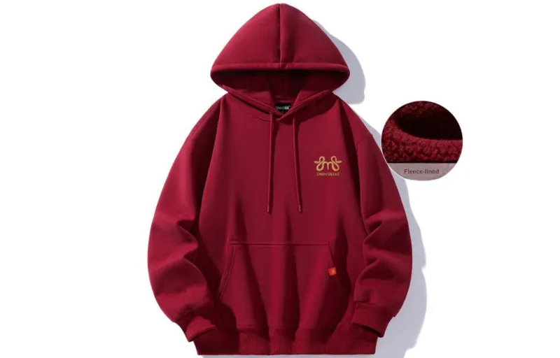 ZMOH Fleece Lined Hoodie Unisex-1
