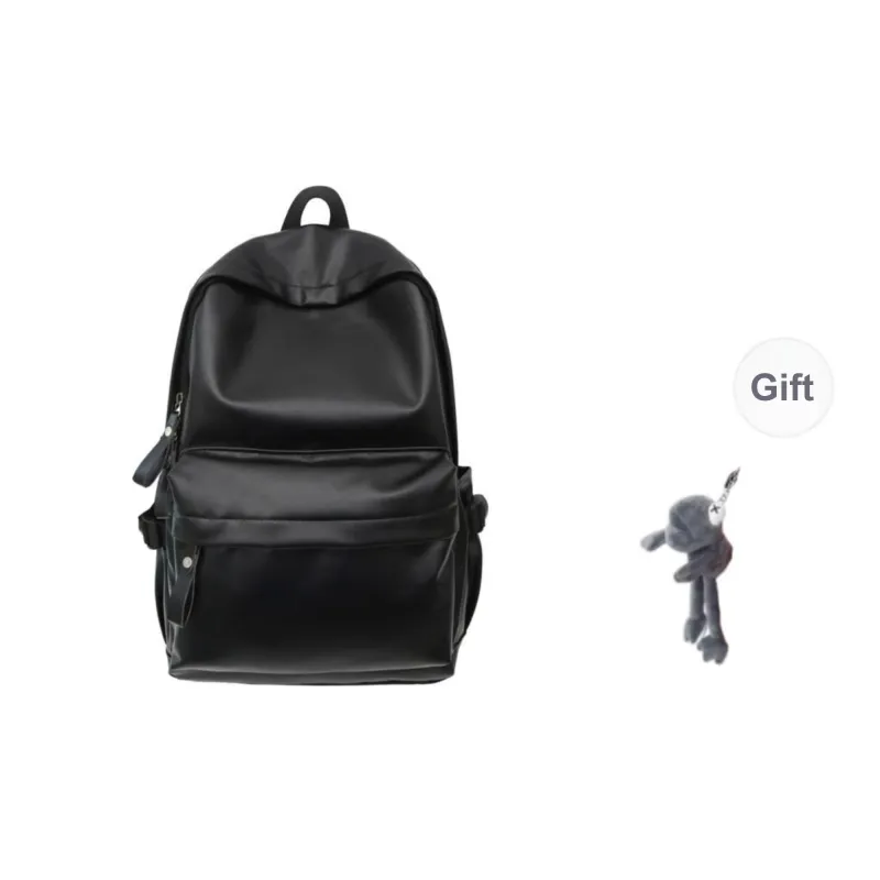 BRABOSTON PU Backpack Unisex White/Gray/Black/Brown-19