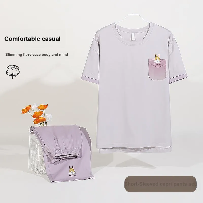 BONAS Pajama Set Women's Image Color-7