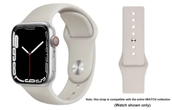 ZHISHENG Apple Compatibility Watch Band 38 45mm Watch Dial All Silicone Material