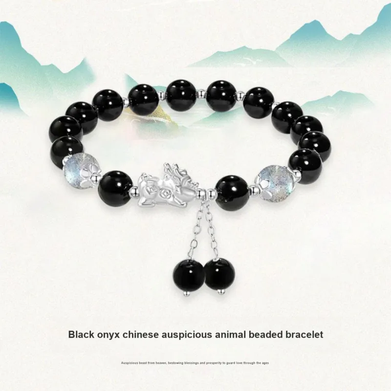 HELA DE HAI Glass Cat Eye Bracelets Unisex-5