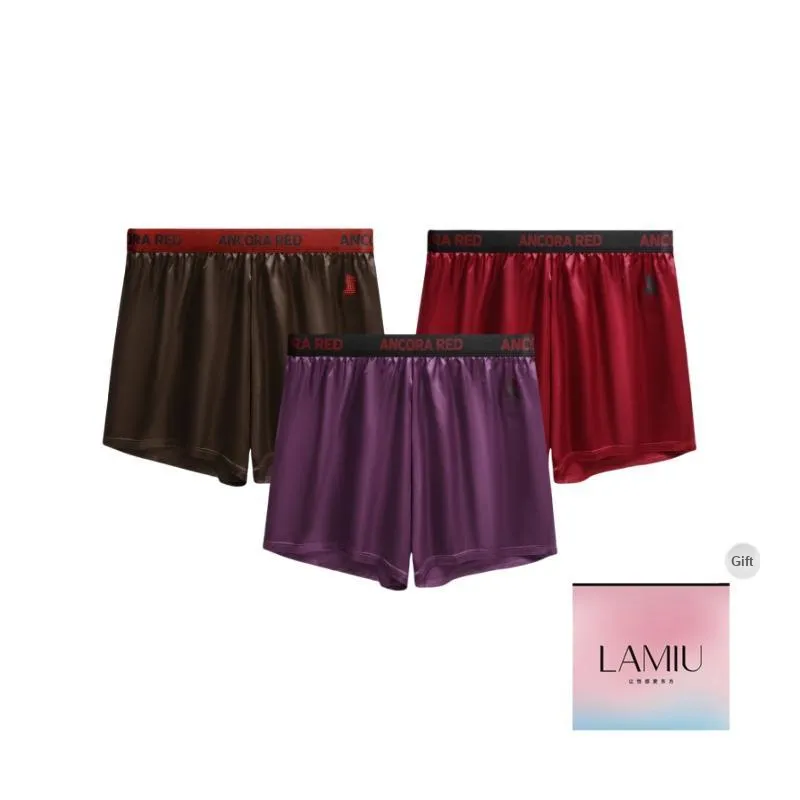 Lan Miao Boxer Shorts Men's Shopping Bag 3 Pack-6
