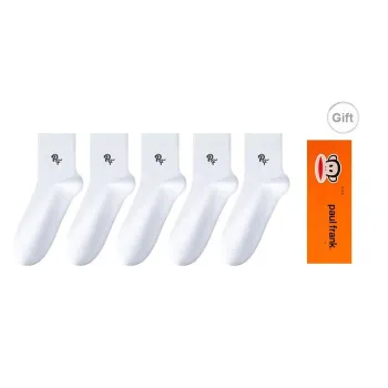 PAUL FRANK Mid Calf Socks Men's Box 5 Pack