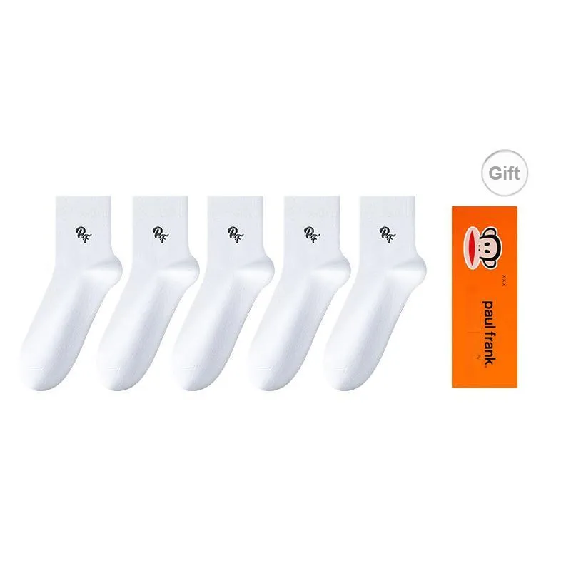 PAUL FRANK Mid Calf Socks Men's Box 5 Pack-11
